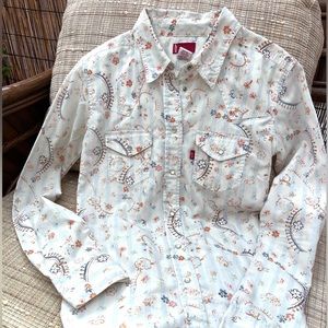 Levi's Vintage Western Snap Front Long Sleeve Shirt XXS/ XS